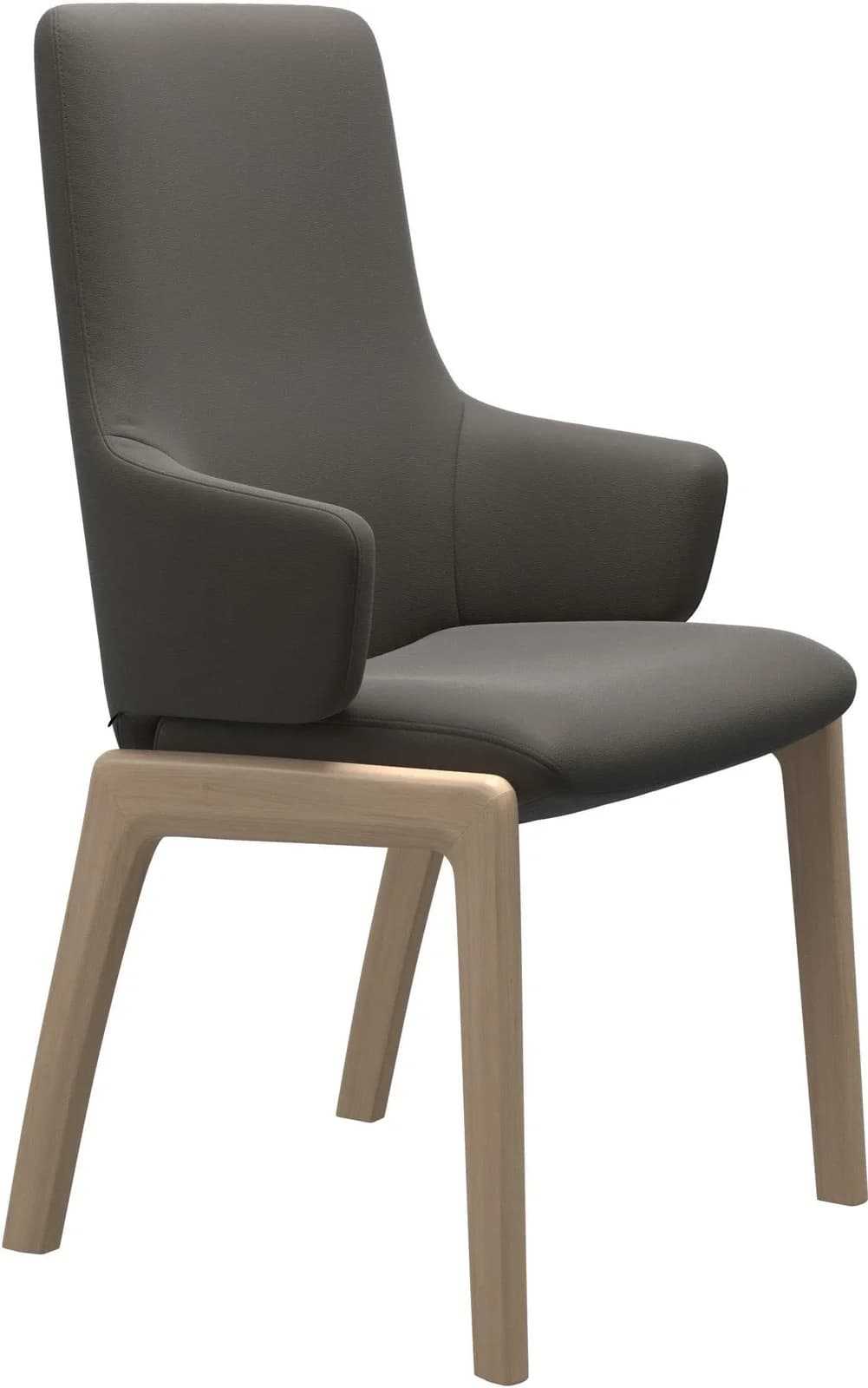 Polsterstuhl STRESSLESS Laurel Grau High Back mit Armlehne