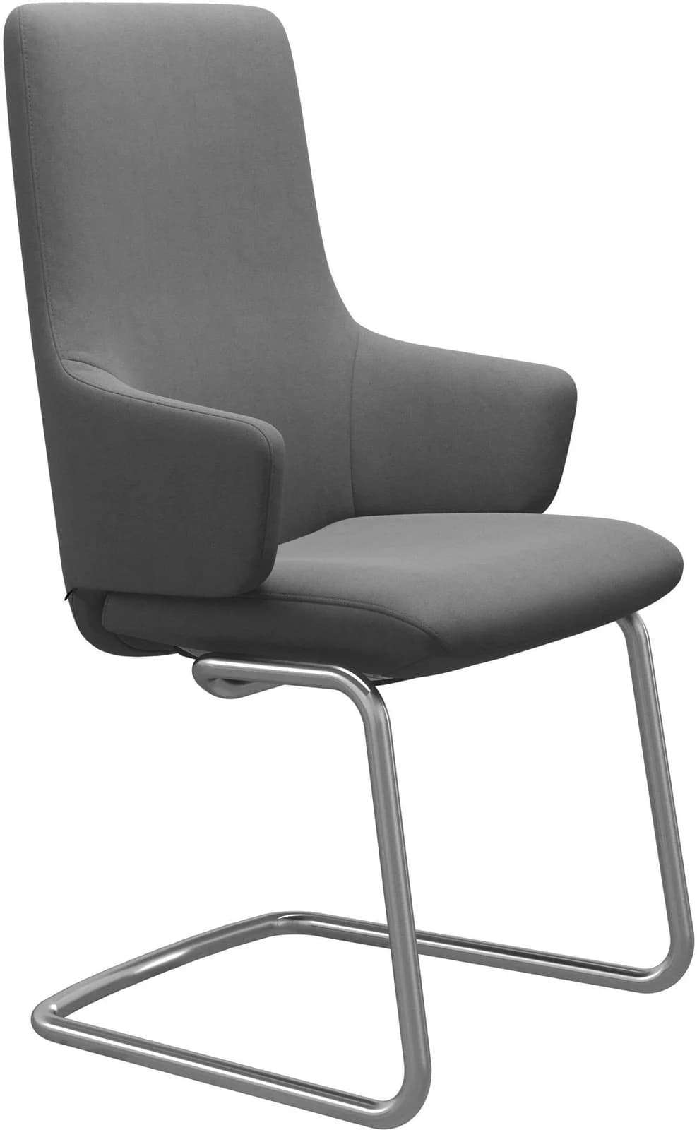 STRESSLESS Laurel Polsterstuhl Grau Microfaser High Back