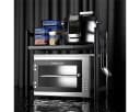 Bellaro Life Ausziehbares Mikrowellenregal Schwarz Bild 4
