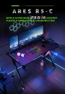 Bellaro Life Gaming Schreibtisch mit RGB-Beleuchtung und Carbon-Optik Bild 1