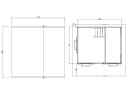 Belladoor Spielhaus Tom 260x253 cm Naturbelassen Bild 1