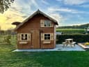 Belladoor Spielhaus Tom 260x253 cm Naturbelassen Bild 2