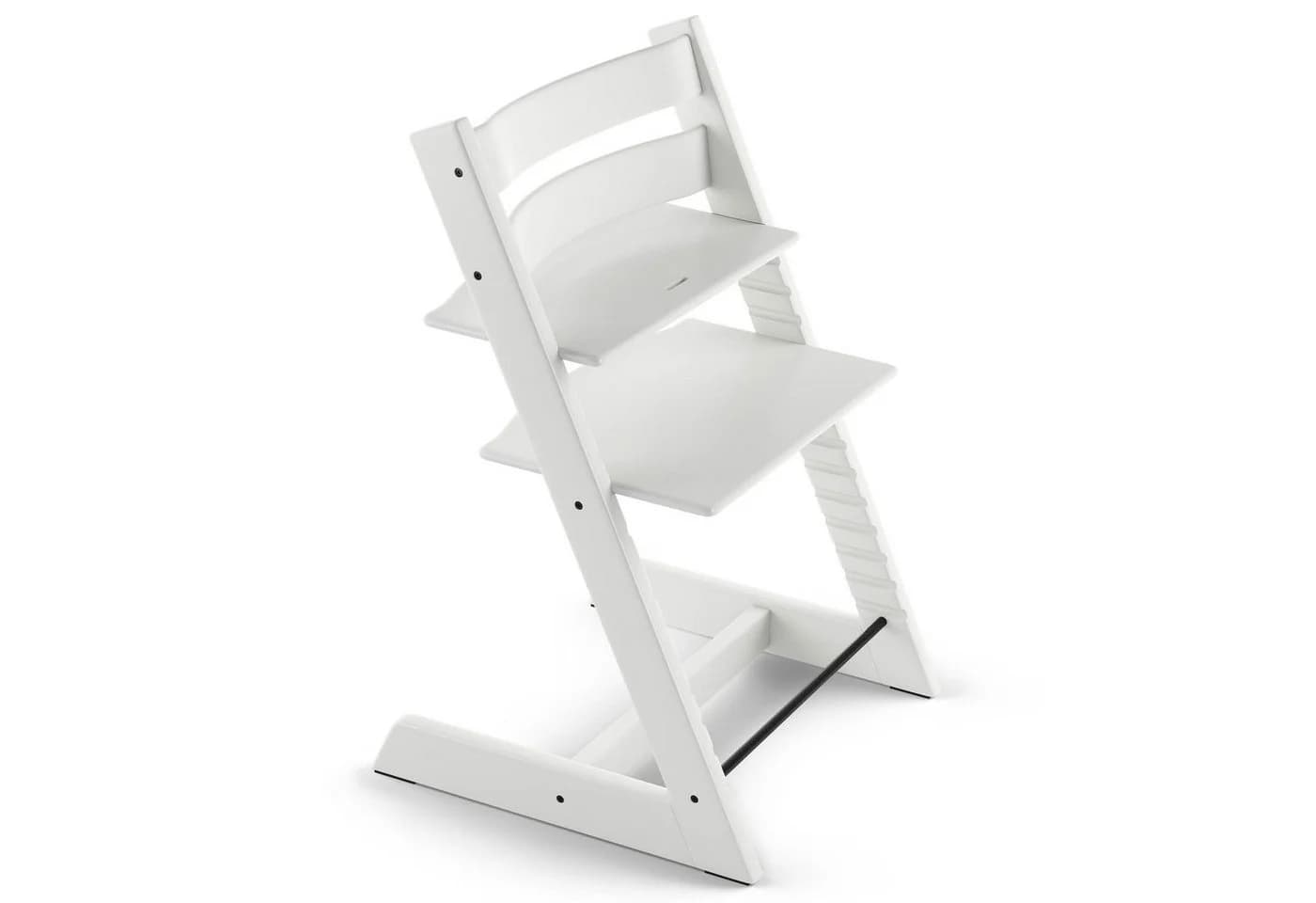 Stokke Hochstuhl Tripp Trapp Weiß Buche Massivholz Höhenverstellbar - Bild 2