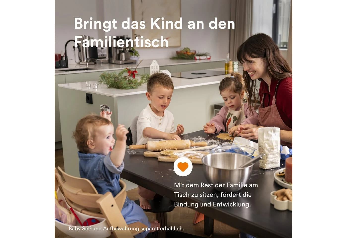 Stokke TRIPP TRAPP Hochstuhl Braun Massivholz Verstellbar - Bild 3