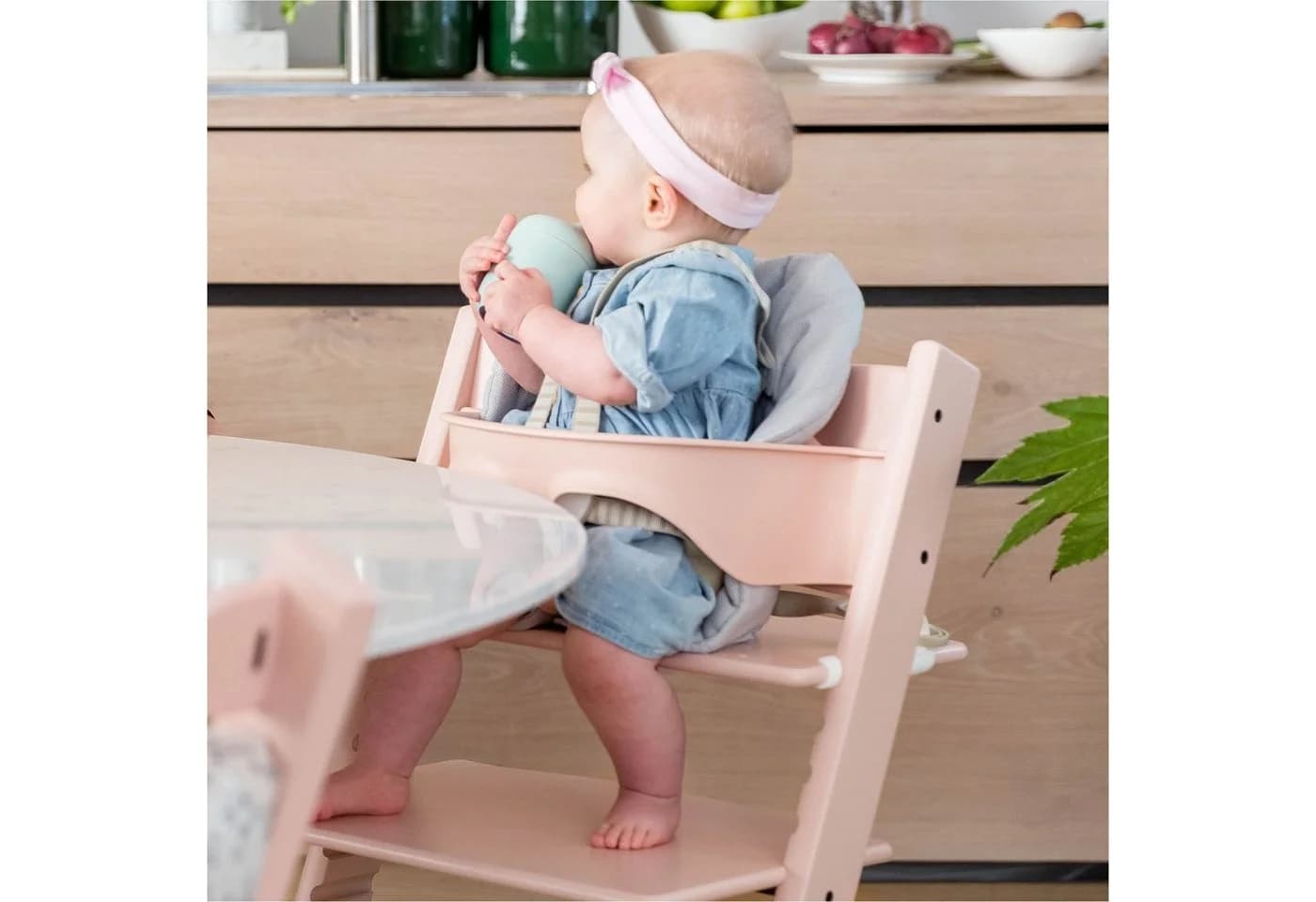 Stokke 5-Punkt-Sicherheitsgurt Haltegurt für Tripp Trapp Hochstuhl Beige - Bild 3