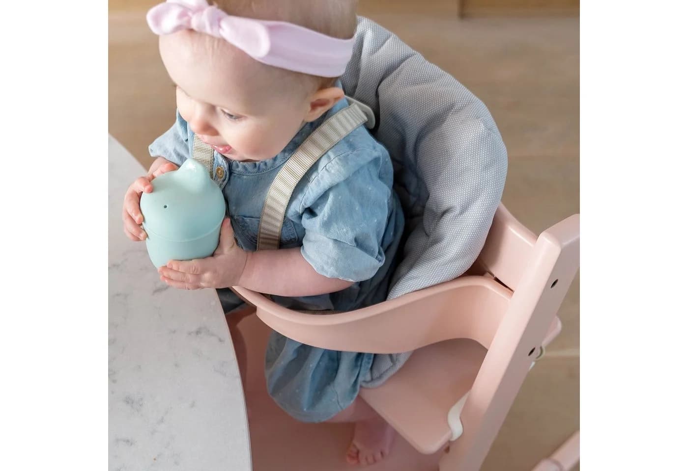 Stokke 5-Punkt-Sicherheitsgurt Haltegurt für Tripp Trapp Hochstuhl Beige - Bild 4