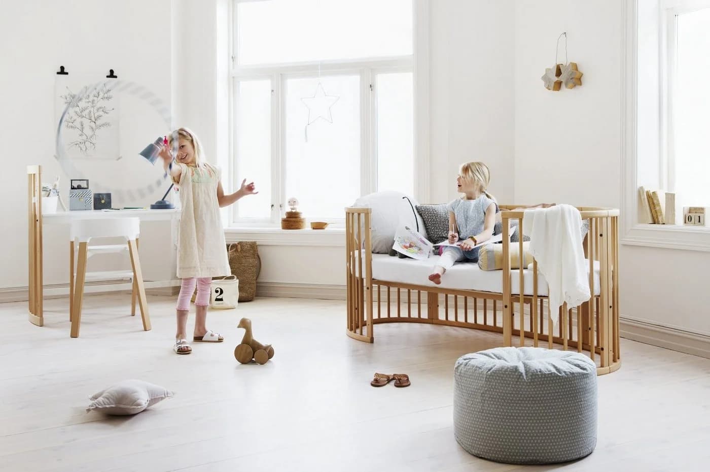 Stokke Spannbettlaken Weiß für Sleepi Junior Matratze - Bild 4