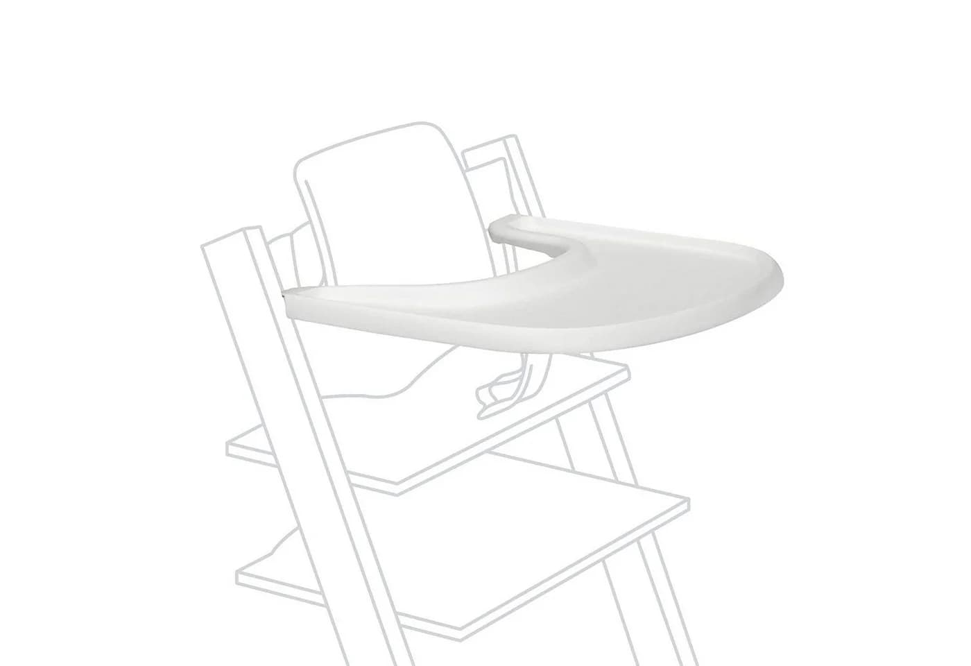 Stokke Hochstuhltablett Tray Weiß für Tripp Trapp Stuhl - Bild 2