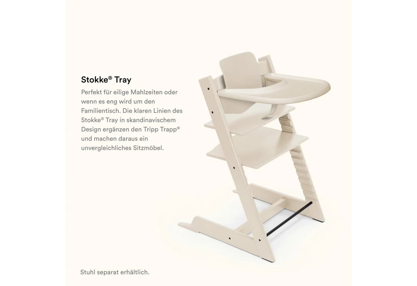 Stokke Tray Tablett für Tripp Trapp Hochstuhl – Polypropylen - Bild 3