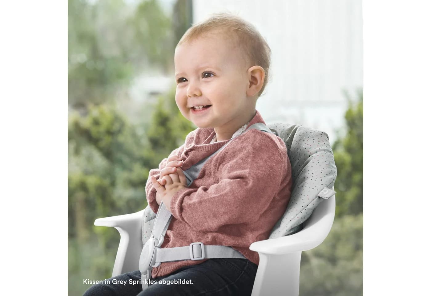 Stokke Hochstuhlauflage Clikk Kissen - Grün - Passgenau für Clikk Hochstuhl - Bild 5