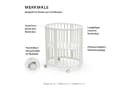 Stokke Babybett Sleepi Mini V3 Weiß Buchenholz Bild 1