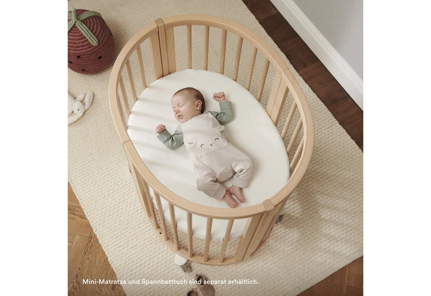 Stokke Babybett Sleepi Mini V3 Weiß Buchenholz - Bild 5