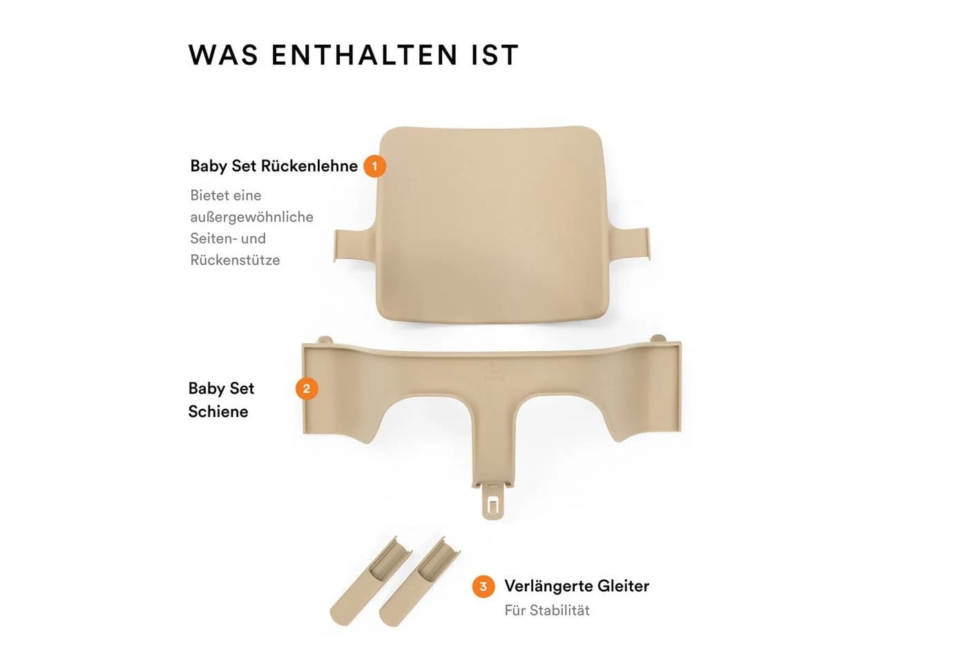 Stokke Hochstuhlaufsatz Baby Set² für Tripp Trapp ab 6 Monaten - Bild 4