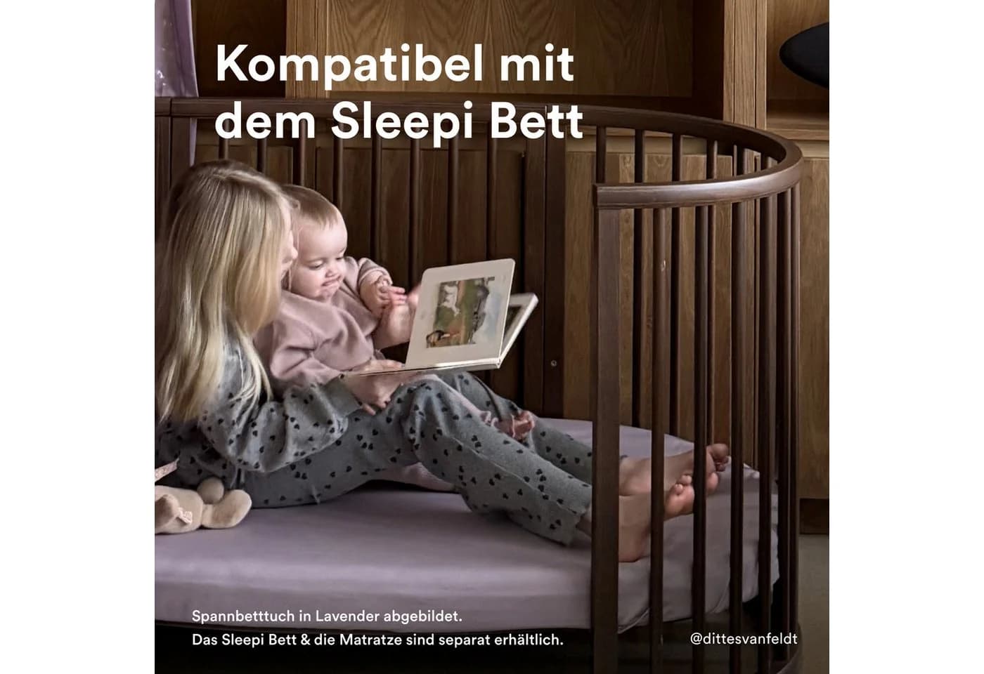 Stokke Spannbettlaken Sleepi V3 Mickey Celebration Baumwolle