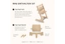Stokke Tripp Trapp Hochstuhl mit Baby Set² Beige Buchenholz Bild 4