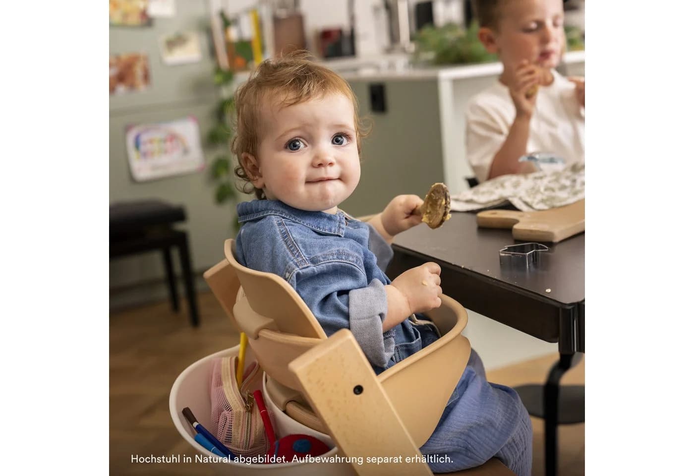 Stokke Tripp Trapp Hochstuhl mit Baby Set² Beige Buchenholz - Bild 5