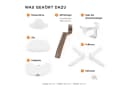 Stokke Nomi Hochstuhl mit Baby Set Grau Bild 3