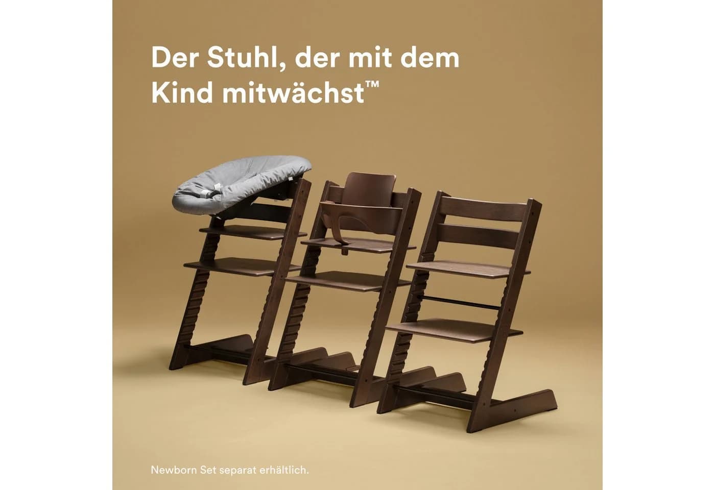 Stokke Tripp Trapp Hochstuhl mit Baby Set Buche Braun - Bild 5