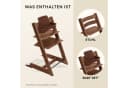 Stokke Tripp Trapp Hochstuhl mit Baby Set Braun Buche Bild 3
