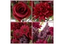 Bomiclss Künstliche Blumensträuße 2er Set Burgunderrot Seide Bild 4