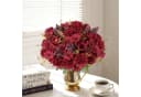 Bomiclss Künstliche Blumensträuße 2er Set Burgunderrot Seide Bild 5