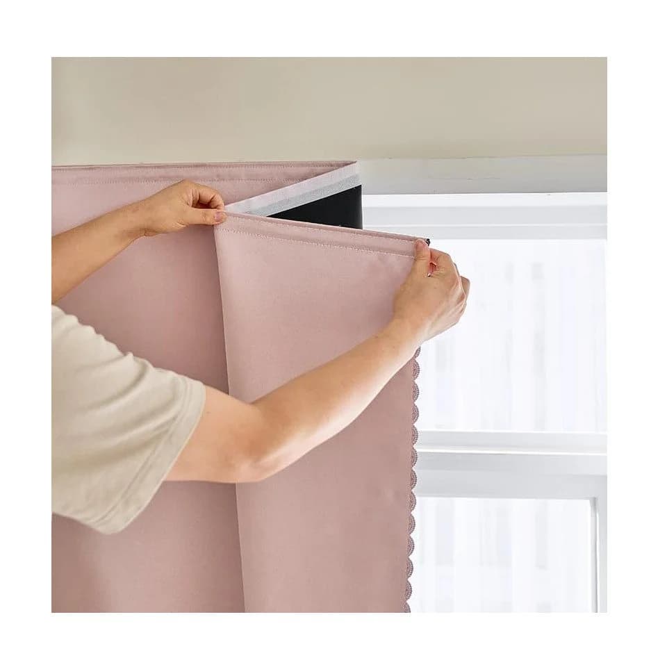 Diwzbyn Selbstklebendes Verdunklungsrollo Rosa - Bild 2