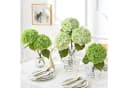 Agger Kunstblumenstrauß 4Pcs Seiden Hortensie Grün Bild 4