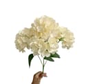 Agger Kunstblumenstrauß 4Pcs Seiden Hortensie Champagner Bild 2