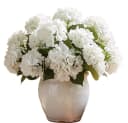 Agger Kunstblumenstrauß 4er Set Seiden Hortensie Weiß Bild 2
