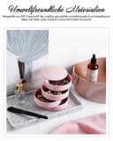 Diwzbyn Schmuckkasten Rosa 4 Ebenen Drehbar Bild 3