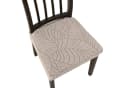 Agger Stuhlbezug Stretch-Sitzbezug Taupe Abnehmbar Bild 2