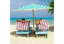 Bwecuy Strandtuch Rosa Mikrofaser 80x160 cm Bild 3