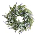 Diwzbyn Dekokranz Türkranz Grün/Violett Kunstblumen Bild 2