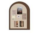 Diwzbyn Filz-Pinnwand Selbstklebend Boho Design Braun Bild 2