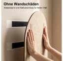 Diwzbyn Filz-Pinnwand Selbstklebend Boho Design Braun Bild 3