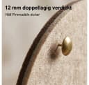 Diwzbyn Filz-Pinnwand Selbstklebend Boho Design Braun Bild 4