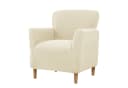 Agger Sesselhusse Beige Dehnbar Polyester Bild 2