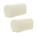 Zyronn Armlehnenbezug 2er-Pack Beige Elastisch Bild 2