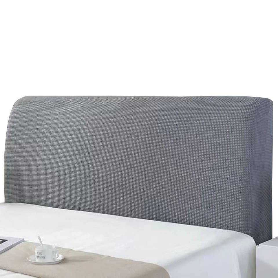 Zyronn Betthusse Kopfteil Schonbezug Grau Polyester - Bild 2