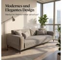 Zyronn Sofaschoner Grau Rutschfest Eisseidenstoff Bild 5