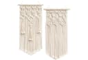 Agger Makramee Wandbehang 2er Set Boho Chic Elfenbein Bild 2