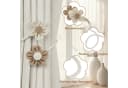 Agger Raffhalter Blumen-Vorhanghalter 2er-Set Beige/Braun Boho-Stil Bild 3
