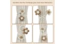 Agger Raffhalter Blumen-Vorhanghalter 2er-Set Beige/Braun Boho-Stil Bild 4