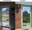 Venkuber Sonnenschutz-Fensterfolie Silber UV-Schutz Selbstklebend Bild 1