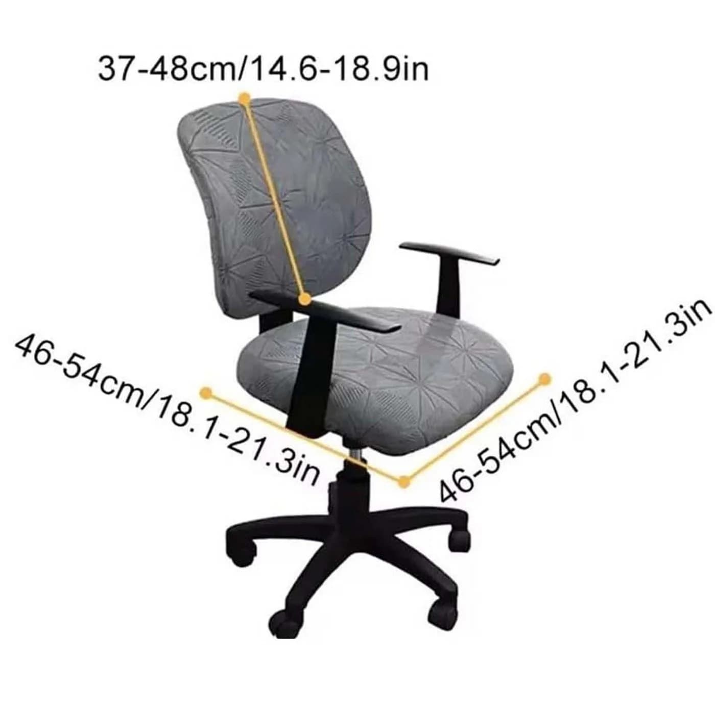 Diwzbyn Bürostuhlhusse Bezug Samt Grün