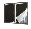 Bwecuy Sonnenschutz-Fensterfolie mit Saugnapf Silber/Weiß Bild 2