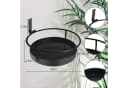 Agger Pflanzentreppe Wandmontiertes Pflanzenregal Schwarz Metall 2-teilig Bild 3