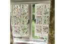 Diwzbyn Fensterfolie Blumenmuster Statisch Haftend UV-Schutz Bild 5