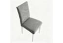 Zyronn Stuhlhusse Stretch Blumenmuster Grau Abnehmbar Bild 2