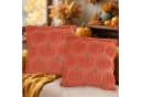 Bomiclss Kissenbezug Herbst Kürbis Kunstfell Rot 45x45 cm 2er-Set Bild 1